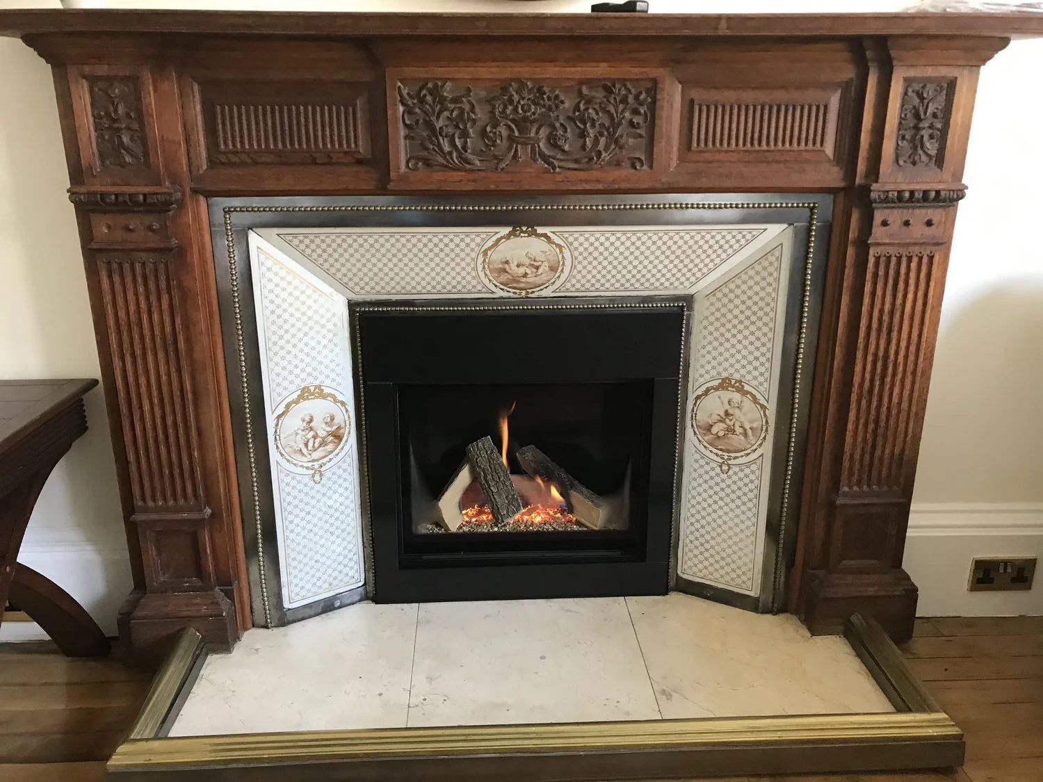 Professional wood burning stove installation in London